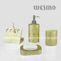 Golden Polyresin Bathroom Accessory (WBP0304A)